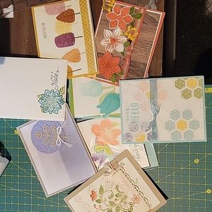 Handmade cards for thank you's.